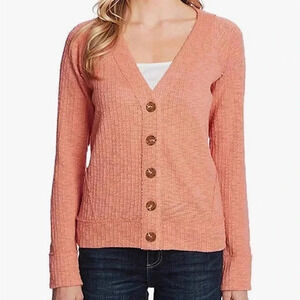 Two by Vince Camuto chunky long sleeve button up cardigan